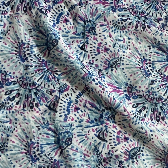 NWT Simply Southern Blue and Pink CONFETTI MAXI DRESS XL - Picture 3 of 9